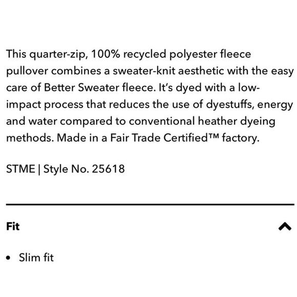 Patagonia Better Sweater 1/4-zip fleece gray pullover - Picture 9 of 11